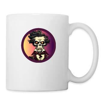 zombie beethoven - Mug blanc - blanc - Droite