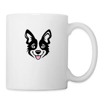 Happy Shiba Inu Chien Langue tendue - Mug blanc - blanc - Droite