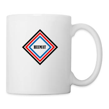Raute Heimat - Tasse - Weiß - Rechts