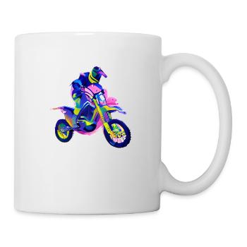 Motorcross Motorcycle Motorcycle Fan Motorcyclist - Mug - white - Right