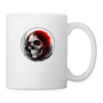 Darkside Design - Skull Art 4 - Mug - white - Right