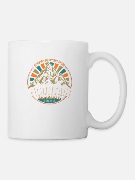 RETRO Mountain Amo - Mug blanc - blanc