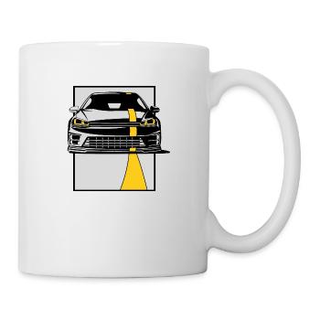 Black Car Yellow Stripe - Mug - white - Right