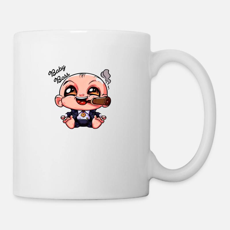 baby boss - Tasse - Weiß