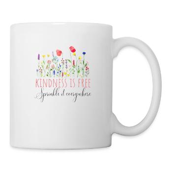 Kindness is free, sprinkle it everywhere - Mug - white - Right