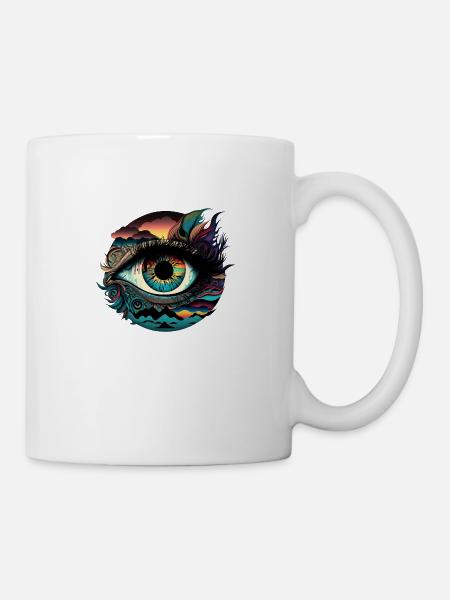 TRIPPY AUGE - Tasse - Weiß
