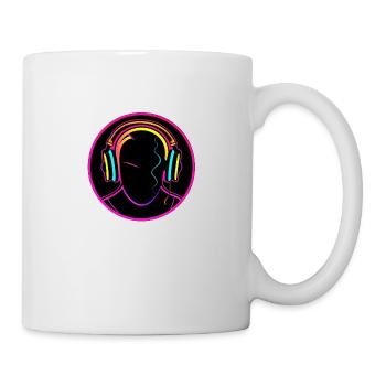 DJ Neon Style hard Music - Mug - white - Right
