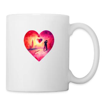 Mother's Day Engagement Love Valentine's Day Wedding - Mug - white - Right