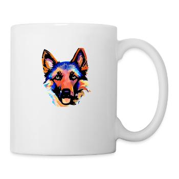 Hundehalter Schäferhund Hund Hundebesitzer Hunde - Tasse - Weiß - Rechts