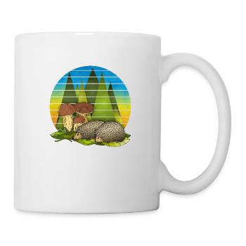 Igel - Tasse - Weiß - Rechts