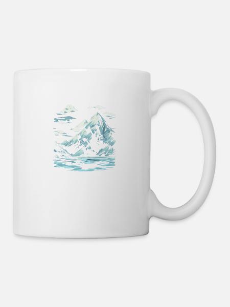 Montagne de glace - Mug blanc - blanc