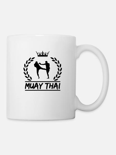 Muay Thai - Tasse - Weiß