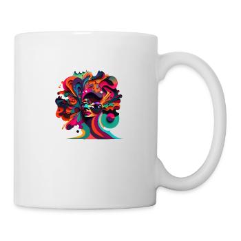 ABSTRAKT - Tasse - Weiß - Rechts