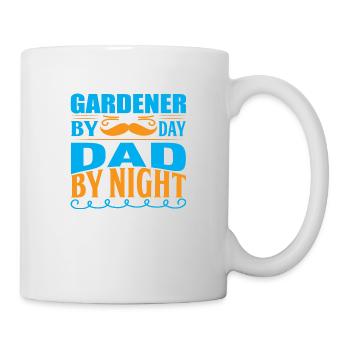 Gardener by Day Dad by Night - Mug - white - Right