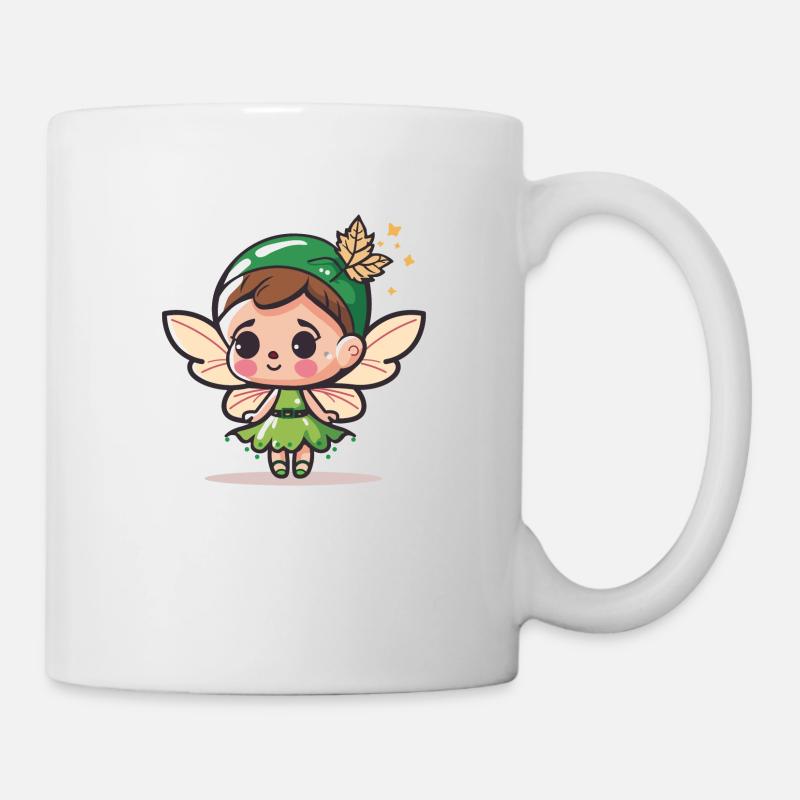 Jolie illustration de fée - Mug blanc - blanc