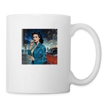 Vintage Girl - Mug - white - Right