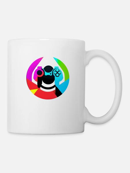 Der Gamer im Inneren - Tasse - Weiß