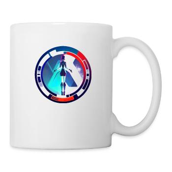 Ange robotique - Mug blanc - blanc - Droite