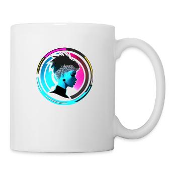 Blaue Zukunft - Tasse - Weiß - Rechts