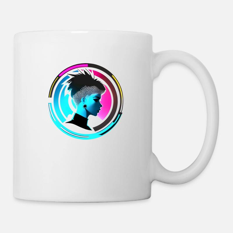 Blaue Zukunft - Tasse - Weiß