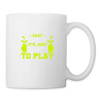 Golf is an easy Game it ́s just hard to Play - Mug - white - Right