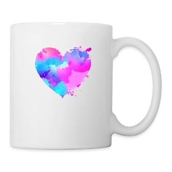 Verlobung Valentinstag Hochzeit Liebe Muttertag - Tasse - Weiß - Rechts