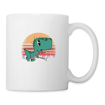 Now I'm Unstoppable - Funny T-Rex Dinosaur - Mug - white - Right