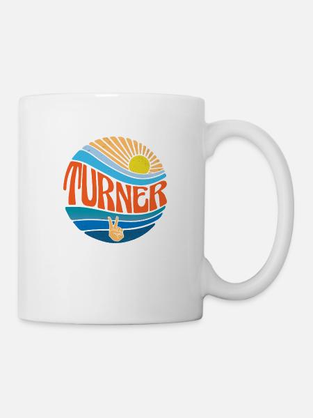 Turner Hemd Vintage Sunset Turner Groovy Tie Dye - Tasse - Weiß