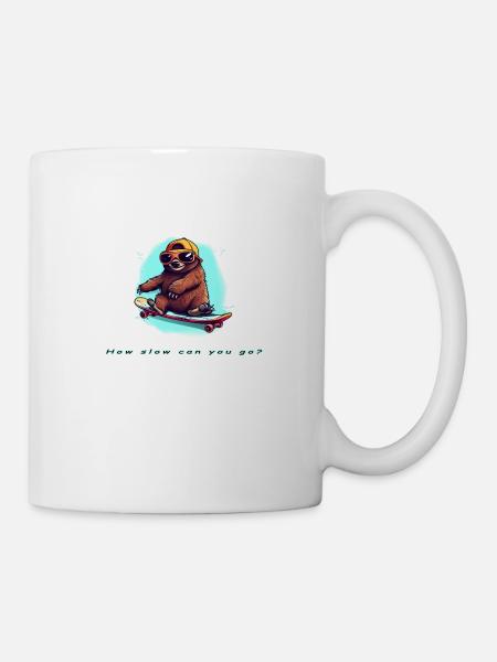 Jusqu’à quel point pouvez-vous aller lentement - Mug blanc - blanc