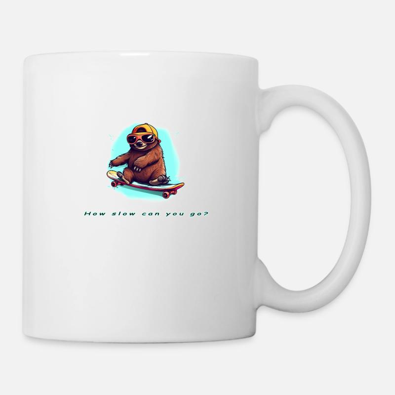 How slow can you go - Tasse - Weiß