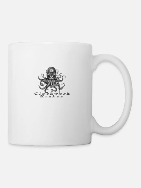 Kraken mécanique - Mug blanc - blanc