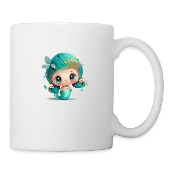 Süße Meerjungfrau - Tasse - Weiß - Rechts