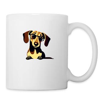 Chiens teckel Propriétaire de chien Teckel Propriétaire de chien - Mug blanc - blanc - Droite