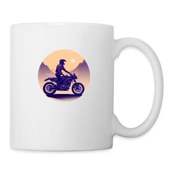 Motorcycle Motorcycle Fan Motorcross Motorcyclists - Mug - white - Right
