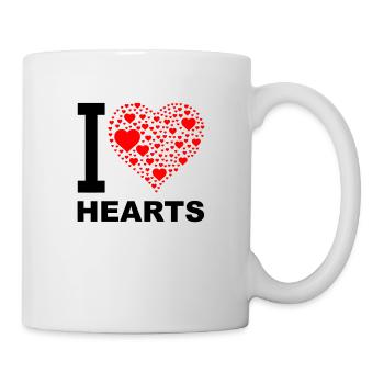i love hearts 2 - Mug - white - Right