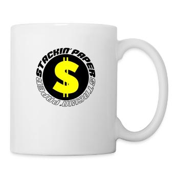 Papier empilé 002 - Mug blanc - blanc - Droite