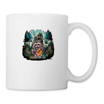 Mach dich bereit, mit dieser epischen Waldbühne zu rocken - Tasse - Weiß - Rechts
