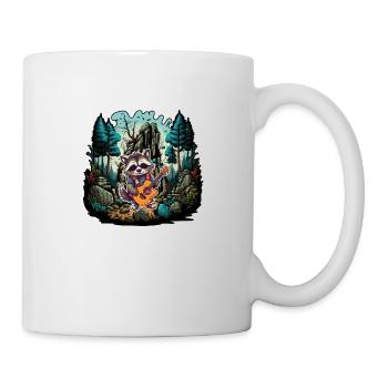 Machen Sie sich bereit, mit dieser epischen Waldbühnenkunst zu rocken - Tasse - Weiß - Rechts