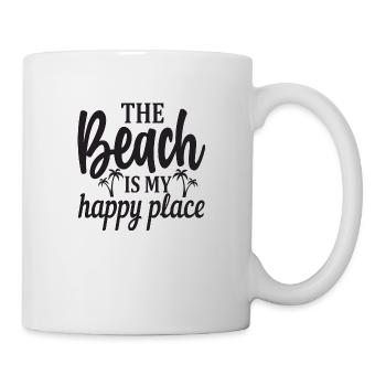 The Beach is my Happy Place - Mug - white - Right