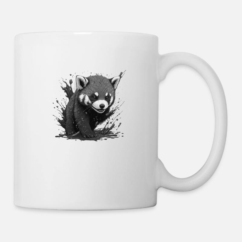 panda - Mug blanc - blanc