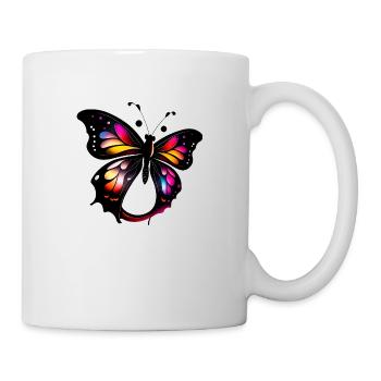 Papillon - Mug blanc - blanc - Droite