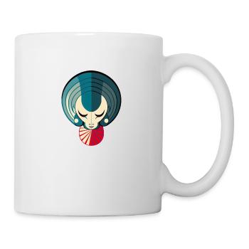 Abstract Widder - Tasse - Weiß - Rechts