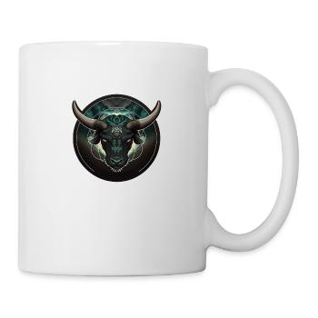 Astro Stier - Tasse - Weiß - Rechts