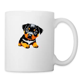 Rottweiler Dog Puppy Dogs Rottweiler Puppy Dog - Mug - white - Right