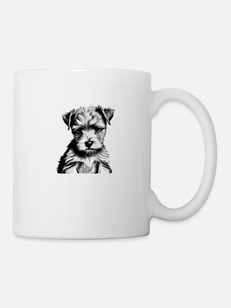 Chiens Lakeland Terrier Dog Owner Dog Dog Motif - Mug blanc - blanc