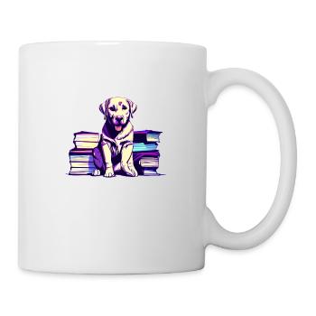 Dogs Books Labrador Read Book Dog Owner Dog - Mug - white - Right