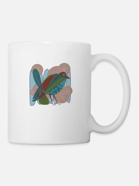 birdsong - Tasse - Weiß