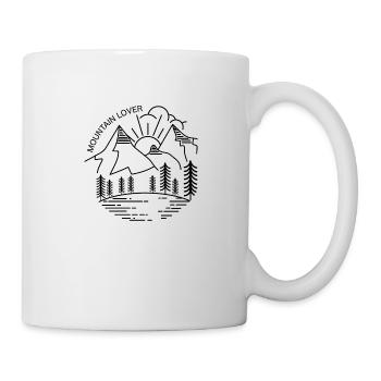 Mountain Lover - Tasse - Weiß - Rechts