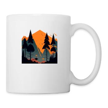 Simple landscape - Mug - white - Right