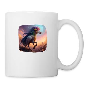 Mythische Hybrid Fantasie Kreatur - Tasse - Weiß - Rechts